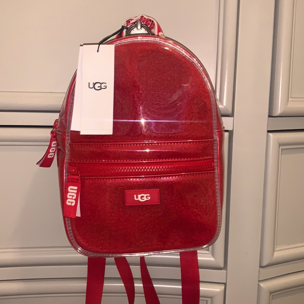 UGG RED MINI BACKPACK